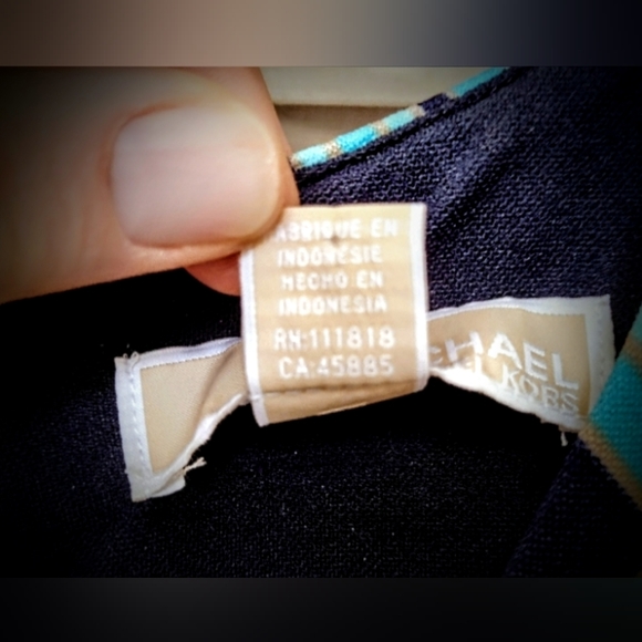 Brand New Michael Kors Sheath Dress, Retro Geometric, Size Medium NWOT - Picture 10 of 11